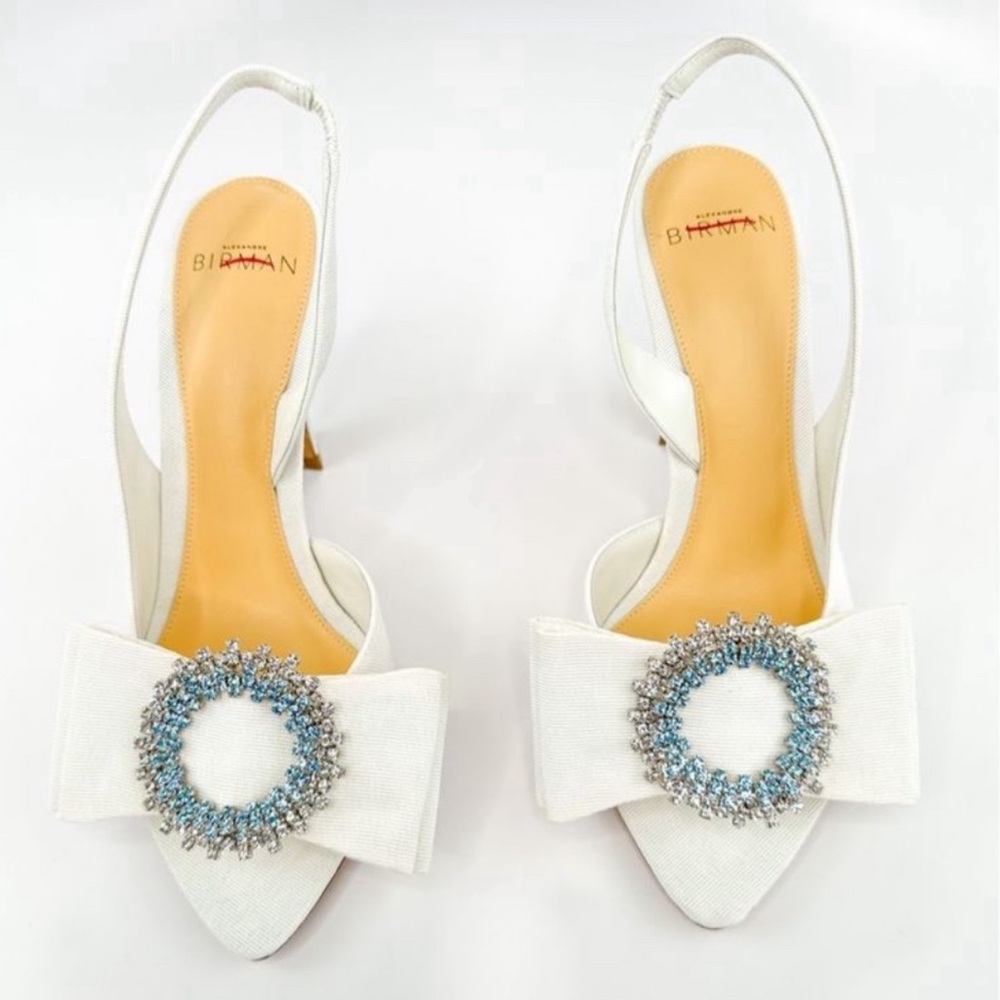 Great for wedding shoes. Wore one time still in mint condition and new.